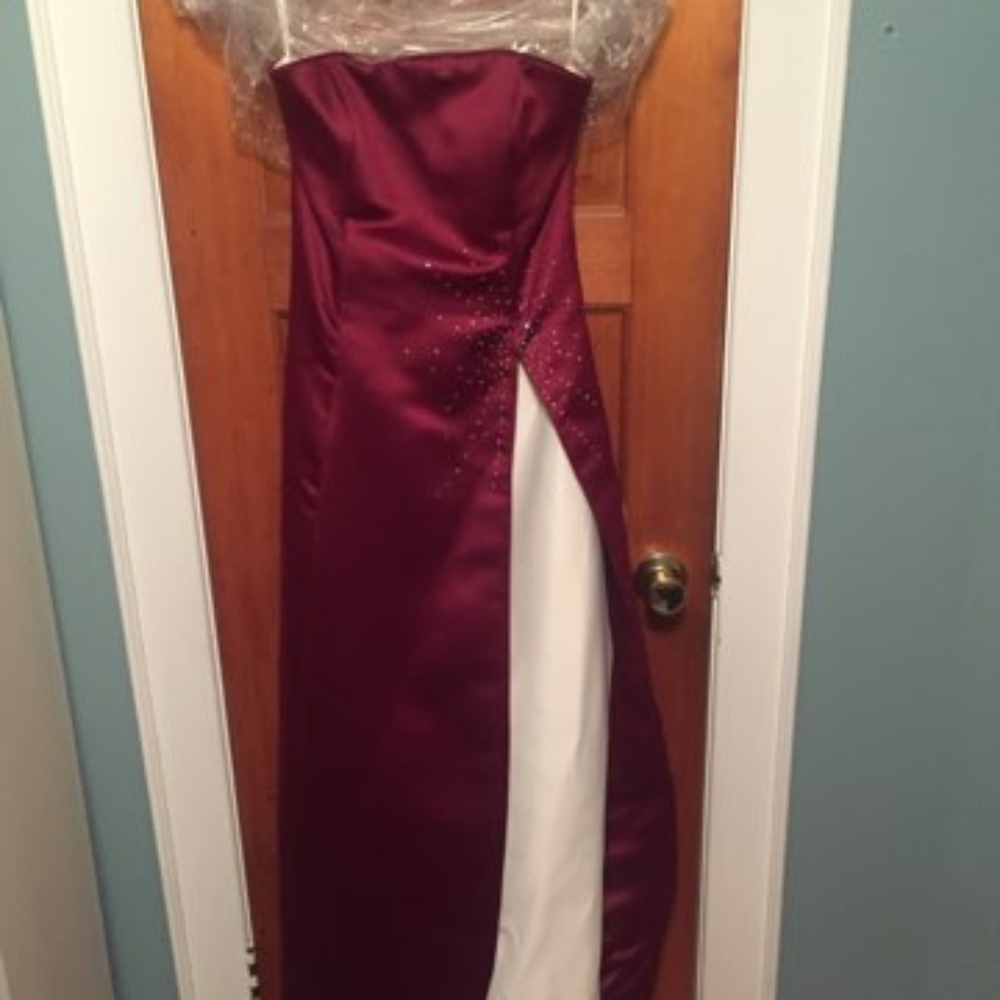 Scott McClintock rhinestone prom evening gown